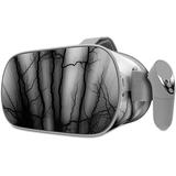 Decal style Skin Wrap compatible with Oculus Go Headset - Lightning Black (OCULUS NOT INCLUDED)