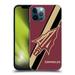 Head Case Designs Officially Licensed Florida State University FSU Florida State University Stripes Hard Back Case Compatible with Apple iPhone 12 Pro Max