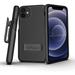 BELTRON Combo Case & Holster for iPhone 12 Mini Slim Protective Full Body Dual Guard Grip Case & Swivel Belt Clip Combo with Kickstand / Card Holder for iPhone 12 Mini 5.4 2020