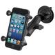 Ram Mount Twist Lock Suction Cup Mount with Universal X-Grip Cell Phone Holder Black