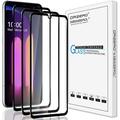 (3 Pack) Compatible for LG V60 ThinQ Tempered Glass Screen Protector 9 Hardness HD Anti-Scratch Full Coverage