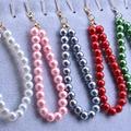 Phone Strap Pendant Non-fading Decorative Skin-friendly Phone Chain Lanyard Charm Decor for Access Card Red Silver Buckle