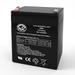 Maruson Technology Power Personal POP-400 12V 5Ah UPS Battery - This Is an AJC Brand Replacement