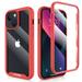 Htwon for iPhone 13 mini/13 Pro/13 Pro Max Case Anti-Slip Shockproof Clear Hybrid Cover Full Body Defend Rugged 3 Layers Full Coverage Anti-slip Case With Built in Screen Protector