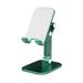 TureClos Phone Holder Adjustable Foldable Laptop Table Bracket Plastic Non-slip Mobile Stand Dark Green