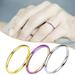 Apmemiss Wholesale 2Mm Stainless Steel Smooth Ring Titanium Steel Couple Ring Jewelry Size 5-12