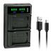 Kastar LTD2 USB Battery Charger Replacement for Sony DCR-HC28 DCR-HC30 DCR-HC32 DCR-HC35 DCR-HC36 DCR-HC37 DCR-HC38 DCR-HC39 DCR-HC40 DCR-HC41 DCR-HC42 DCR-HC44 DCR-HC45