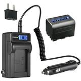 Kastar 1-Pack NP-QM71D Battery and LCD AC Charger Compatible with Sony NP-FM30 NP-FM50 NP-FM55H NP-QM50 NP-QM51 NP-FM70 NP-FM71 NP-QM71 NP-QM71D NP-FM90 NP-FM91 NP-QM91 NP-QM91D Battery