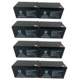 SPS Brand 12V 12Ah Replacement Battery (SG12120T2) for Drive Medical Design Phoenix 4 Wheelchair (10 Pack)