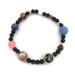 Women Jewelry Casual Stones Ball Beaded Bracelets Solar System Trendy Stretch Strand Universe Fan s Gift Stone Bracelet J9J5