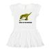 Inktastic T-Rex King of the Mushroom Hunter Girls Toddler Dress