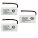 Kastar 3-Pack Battery Replacement for Uniden D3097-6 D3097-7 D3097-8 D3097-9 D3097-10 D3097-11 D3097-12 D3097S D3098 D3098S D3500 D3580-2 D3580-3 D3588 D3588-2 D3588-3 DCX160 DCX170 DCX170BT DCX170T