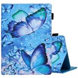 Universal Case for 7.9/8/8.3/8.4 Inch Tablet - Slim Wallet Stand Case Compatible with iPad mini 7.9/ Onn 8 Pro/ Android Tablet 8 In/ LG G Pad 8.3/ Tab M8/ Samsung Galaxy Tab 8.0 8.4 Inch (Butterfly F)