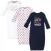 Hudson Baby Infant Girl Cotton Gowns Love At First Sight 0-6 Months