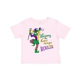 Inktastic Laissez Les Bon Temps Rouler- Let the Good Times Roll Mardi Gras Jester Boys or Girls Toddler T-Shirt