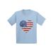 Awkward Styles American Flag Heart Toddler Shirt USA Heart Shirts for Kids America Tshirt for Girls 4th of July Shirt for Boys Kids Patriotic Tshirt Cute Independence Day Gifts for Kids USA Gifts