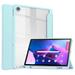 TECH CIRCLE Case for Lenovo Tab M10 Plus (10.6 ) Tablet (3rd Generation) 2022 Release - Clear Back Cover Trifold Stand Protective Smart Flip Classic Case with Auto Sleep Wake Function (Skyblue)
