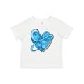 Inktastic Prostate Cancer Awareness Light Blue Ribbon Around Heart Boys or Girls Baby T-Shirt