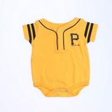 Pre-owned MLB Pittsburgh Boys Yellow Onesie size: 0-3 Months