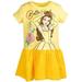 Disney Princess Belle Toddler Girls French Terry Dress Toddler to Big Kid