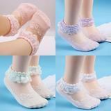 Pudcoco Fashion Newborn Toddler Baby Girls Cute Socks Baby Kids Breathable Soft Comfortable Children Lace Socks