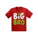 Awkward Styles Dinosaur Bro Toddler Shirt Dinosaur Shirt for Grandson Clothing Bro Tshirt for Kids Birthday Gifts for Brother Brother Collection Toddlers Shirts Gifts for Boys I m Big Brother Shirt