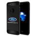 iPhone 7 Case Ford Super Duty Black TPU Shockproof Carbon Fiber Textures Cell Phone Case