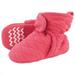 Hudson Baby Infant and Toddler Girl Quilted Booties Dark Pink 6-12 Months