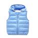 TAIAOJING Toddler Cute Jacket Children Kids Baby Boys Girls Sleeveless Winter Solid Coats Ears Hooded Outer Outwear Outfits Clothes Warm Outwear 12-18 Months