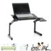 Zimtown 360Â°Adjustable Foldable Laptop Notebook Desk Table Stand Bed Tray Hole