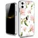 Classics Pink Flowers Compatible for iPhone iPhone 12/ 12 Pro Case Cases for iPhone 13 Pro 12 11 XS Max Case for iPhone 12 13 6 6s 11 Case for iPhone 13 Case
