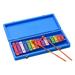 15 Keys Glockenspiel Xylophone Colorful Early Educational Musical Percussion Instrument with Case Mallets for Music Sense Development