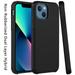 Phone Case for Apple iPhone 13 Pro (6.1 ) Hybrid Dual Layer Armor Hard PC Soft TPU Rubberized Armor Shock Absorption Ultra Slim Cover for iPhone 13 Pro - Black