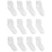 Simple Joys by Carter s Baby Toddler 12-Pack Sock Crew White 2T/3T