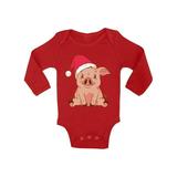 Awkward Styles Ugly Christmas Baby Outfit Bodysuit Little Xmas Pig Baby Romper