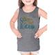 7 ate 9 Apparel Kids Funny Sea You at The Beach Grey Tank Top
