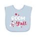 Inktastic 4th of July Boom Y all with Red White and Blue Stars Boys or Girls Baby Bib