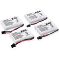 EBL BT-446 Cordless Phone Battery 1000mAh 3.6V Ni-MH Replacement Rechargeable Battery for Cordless Phone BT-446 BT-1005 TRU8885 TRU8885-2 (4-Pack)