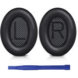 Adhiper Replacement QC35 EarPads Cushions Earmuffs Ear Pads Compatible with Boses QuietComfort 35/QuietComfort 35 II Headphones(Black)