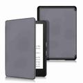 Dteck Case for 6.8 Kindle Paperwhite 11th Generation 2021 Premium Lightweight PU Leather Book Cover with Auto Wake/Sleep for Amazon Kindle Paperwhite 2021 Signature Edition/Kids E-Reader Grey