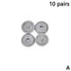 5Pairs Universal Clip Seat Belt Stopper Buckle Button Safety Reta X7W6