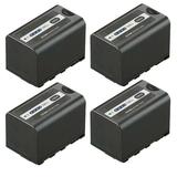 Kastar 4-Pack Battery Replacement for Panasonic AG-CX10 AG-CX350 AG-DVX200 AG-DVX200PJ AG-DVX200PB AG-DVX200PX AG-DVX200EJ AG-DVX200EN AG-DVX200ED AJ-PCS060 AJ-PX230 AJ-PX270 AJ-PX270PJ