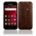 Skinomi Phone Skin Dark Wood Cover+Screen Protector Film for Samsung Galaxy Beam