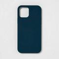 Heyday Apple iPhone 12 & iPhone 12 Pro Silicone Case - Dark Teal