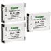 Kastar 3-Pack Battery Replacement for JVC BN-VH105 BN-VH105E BN-VH105EU BN-VH105US JVC GC-XA ADIXXION GC-XA1 ADIXXION GC-XA1BUS ADIXXION GC-XA2 ADIXXION GC-XA2BU ADIXXION GC-XA2BUS ADIXXION