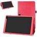 Labanema 10.1 Barnes & Noble Nook 10 (BNTV650) Case PU Leather Folio Stand Protective Case Cover for 10.1 Barnes & Noble Nook 10 (BNTV650) (Red)