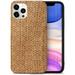 Case Yard Wooden Case Outside Soft TPU Silicone Slim Fit Shockproof Wood Protective Phone Cover for Girls Boys Men and Women Supports Wireless Charging Arrow Pattern Design case for iPhone-11-Pro