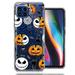 MUNDAZE Motorola One 5G Halloween Jack-O-Lantern Pumpkin Skull Spooky Design Double Layer Phone Case Cover