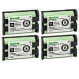 Kastar 4-Pack HHR-P107 Battery Replacement for Panasonic KX-TG3033S KXTG3033S KX-TG3034 KXTG3034 KX-TG3034B KXTG3034B KX-TG3034PK KXTG3034PK KX-TG3521 KXTG3521 KX-TG6021 KXTG6021 KX-TG6021M