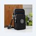 Sports Wallet Phone Bag Cross-body Mobile Shoulder Bag Pouch Case Belt Handbag Purse Coin Wallet Retro Key Holder Small Money Bag Storage Bag